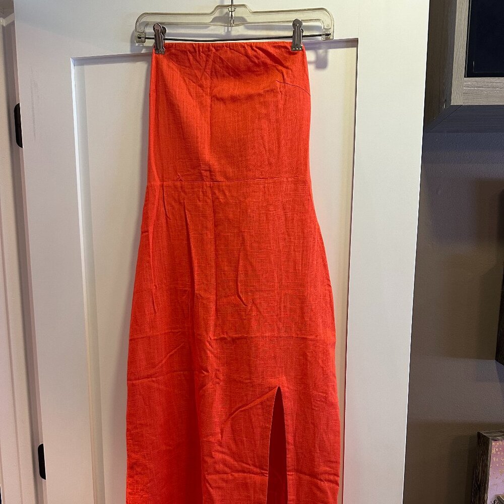 SNDYS everyday mini strapless dress